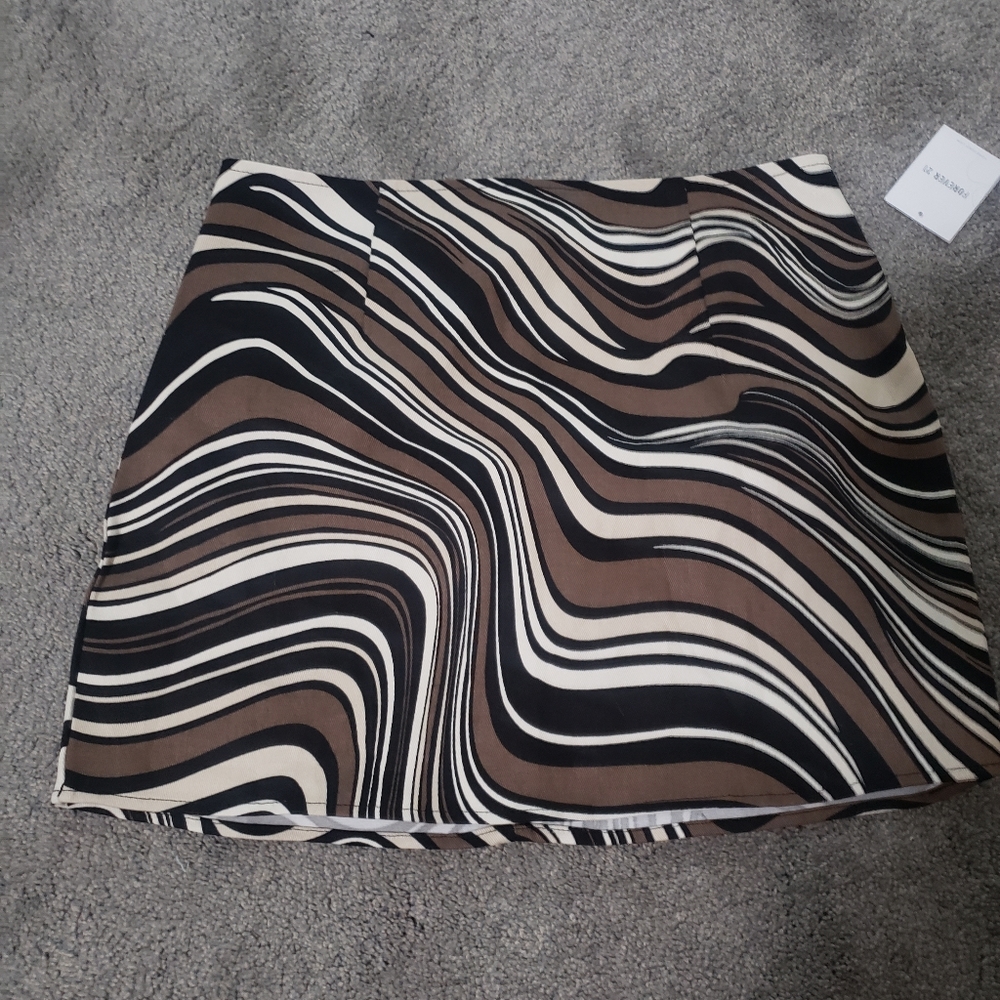 Forever 21 Brown Marble Skirt